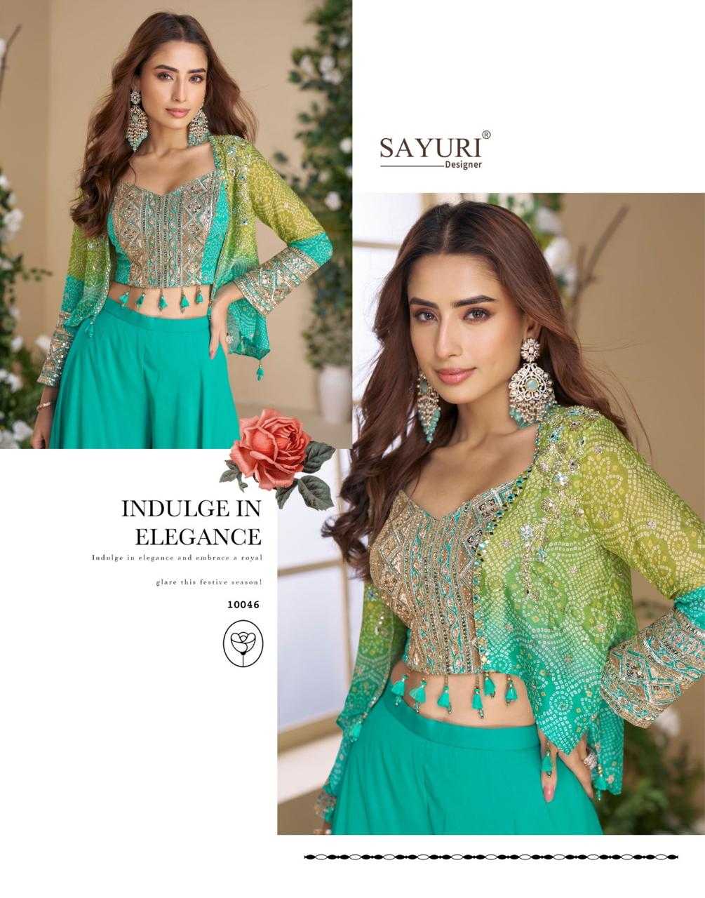 Chinon Silk  Embroidered Lehenga